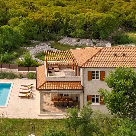 Villa Lulu Kamena Villa S Bazenom Otok Krk Selo Gostinjac * Gostinjac